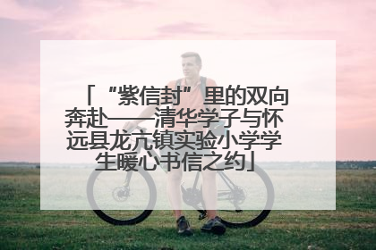 “紫信封”里的双向奔赴——清华学子与怀远县龙亢镇实验小学学生暖心书信之约