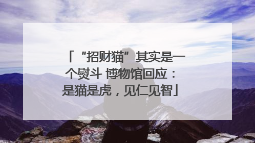 “招财猫”其实是一个熨斗 博物馆回应：是猫是虎，见仁见智