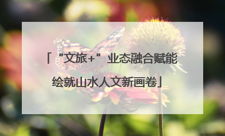 “文旅+”业态融合赋能 绘就山水人文新画卷