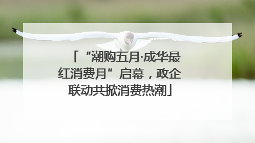 “潮购五月·成华最红消费月”启幕，政企联动共掀消费热潮