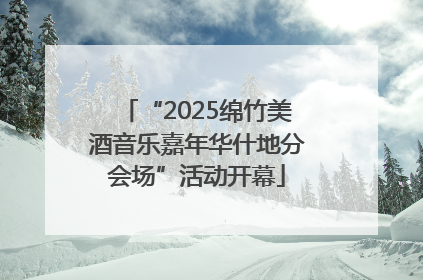 “2025绵竹美酒音乐嘉年华什地分会场”活动开幕