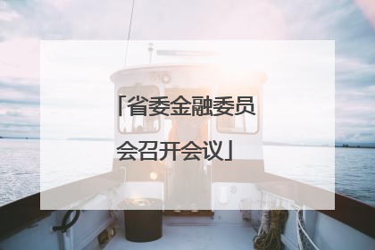 省委金融委员会召开会议