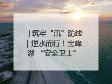 筑牢“汛”防线｜逆水而行！宝峰湖 “安全卫士” 出鞘 防汛应急再添硬核力量