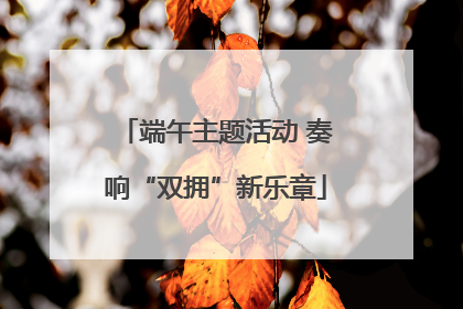 端午主题活动 奏响“双拥”新乐章