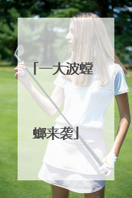一大波螳螂来袭