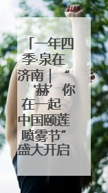 一年四季·泉在济南｜“‘赫’你在一起 中国颐莲喷雾节”盛大开启 共赴水润之约