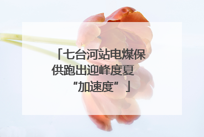 七台河站电煤保供跑出迎峰度夏 “加速度”