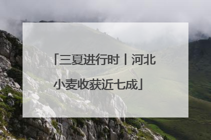 三夏进行时丨河北小麦收获近七成
