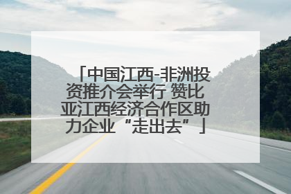 中国江西-非洲投资推介会举行 赞比亚江西经济合作区助力企业“走出去”