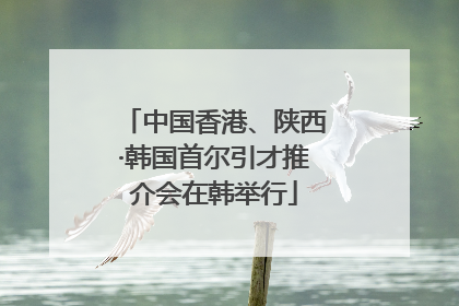 中国香港、陕西·韩国首尔引才推介会在韩举行