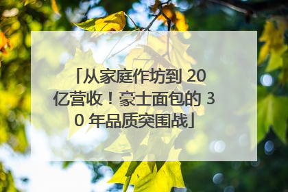 从家庭作坊到 20 亿营收！豪士面包的 30 年品质突围战