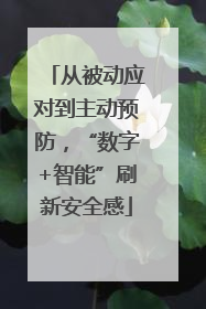 从被动应对到主动预防，“数字+智能”刷新安全感
