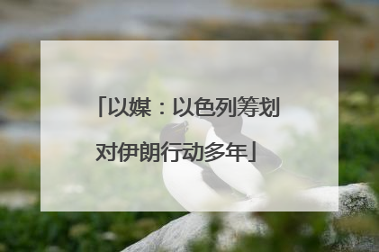 以媒：以色列筹划对伊朗行动多年