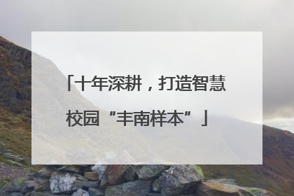十年深耕，打造智慧校园“丰南样本”