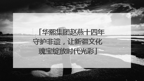 华熙集团赵燕十四年守护非遗，让新疆文化瑰宝绽放时代光彩