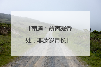 南通：薄荷凝香处，非遗岁月长