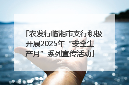 农发行临湘市支行积极开展2025年“安全生产月”系列宣传活动