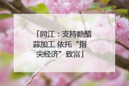 同江：支持糖醋蒜加工 依托“指尖经济”致富