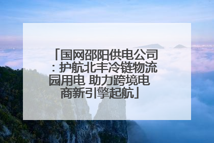 国网邵阳供电公司：护航北丰冷链物流园用电 助力跨境电商新引擎起航