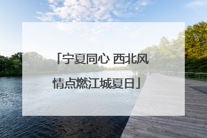 宁夏同心 西北风情点燃江城夏日