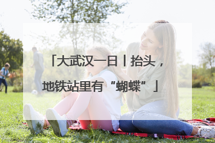 大武汉一日丨抬头，地铁站里有“蝴蝶”