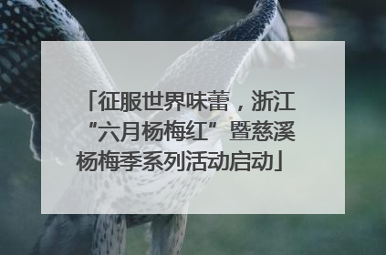 征服世界味蕾，浙江“六月杨梅红”暨慈溪杨梅季系列活动启动