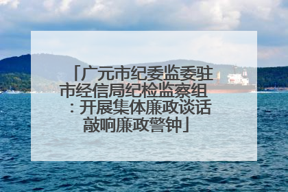广元市纪委监委驻市经信局纪检监察组：开展集体廉政谈话 敲响廉政警钟