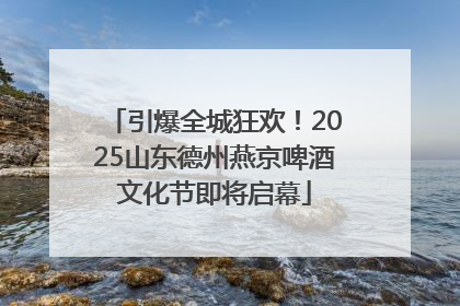 引爆全城狂欢！2025山东德州燕京啤酒文化节即将启幕