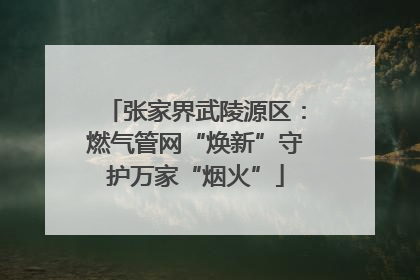 张家界武陵源区：燃气管网“焕新”守护万家“烟火”