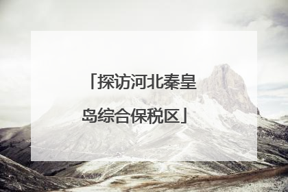 探访河北秦皇岛综合保税区