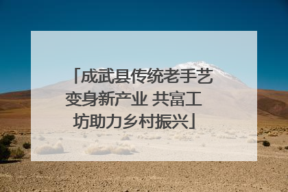 成武县传统老手艺变身新产业 共富工坊助力乡村振兴