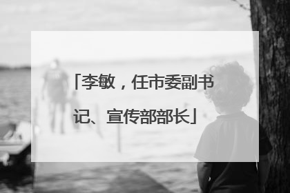 李敏，任市委副书记、宣传部部长