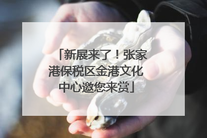 新展来了！张家港保税区金港文化中心邀您来赏