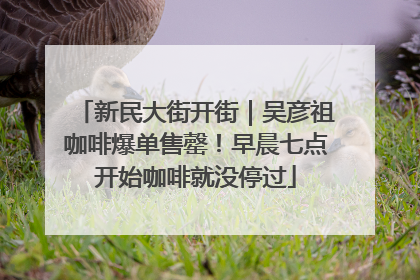 新民大街开街｜吴彦祖咖啡爆单售罄！早晨七点开始咖啡就没停过