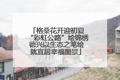 格桑花开迎初夏 “彩虹公路”绘锦绣 德兴以生态之笔绘就宜居幸福图景
