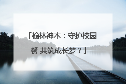榆林神木：守护校园餐 共筑成长梦？