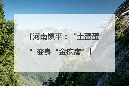 河南镇平：“土蛋蛋”变身“金疙瘩”