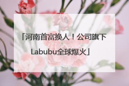 河南首富换人！公司旗下Labubu全球爆火