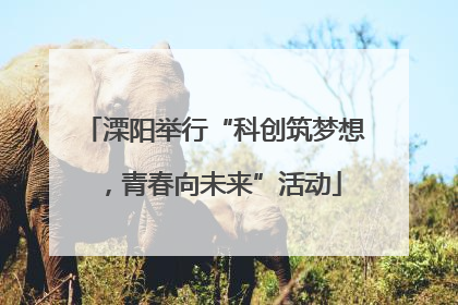 溧阳举行“科创筑梦想，青春向未来”活动