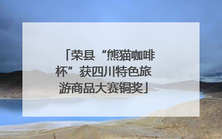 荣县“熊猫咖啡杯”获四川特色旅游商品大赛铜奖