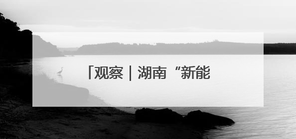 观察｜湖南“新能源机车供需对接会”释放三大信号