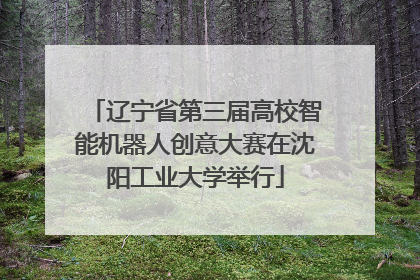 辽宁省第三届高校智能机器人创意大赛在沈阳工业大学举行