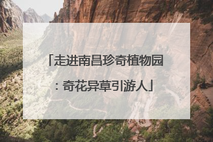 走进南昌珍奇植物园：奇花异草引游人