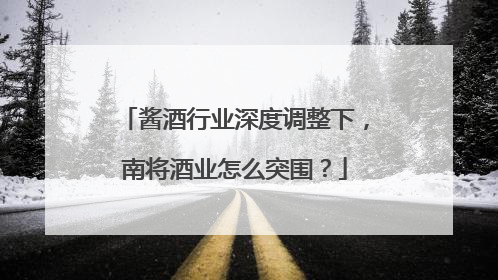 酱酒行业深度调整下，南将酒业怎么突围？