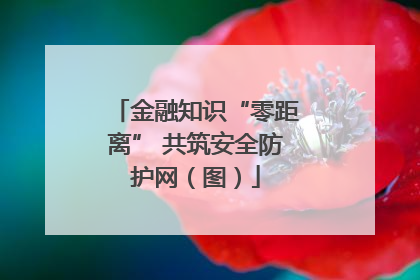金融知识“零距离” 共筑安全防护网（图）