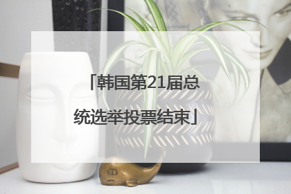 韩国第21届总统选举投票结束