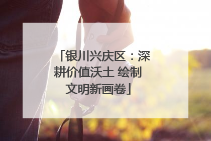 银川兴庆区：深耕价值沃土 绘制文明新画卷