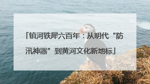 镇河铁犀六百年：从明代“防汛神器”到黄河文化新地标