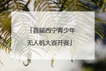 首届西宁青少年无人机大赛开赛