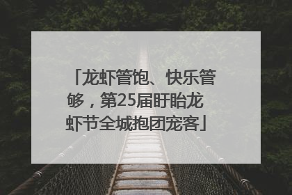 龙虾管饱、快乐管够，第25届盱眙龙虾节全城抱团宠客